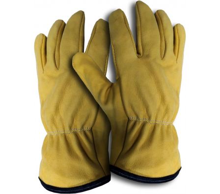 GUANTE CUERO AMARILLO PREMIUM