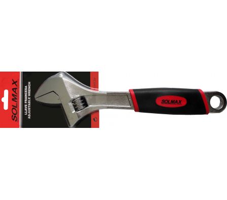 LLAVE FRANCESA   8" MANGO GOMA - ST-060107