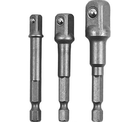 ADAPTADOR HEX. 1/4" - 3/8" - 1/2" - ST-SK3S