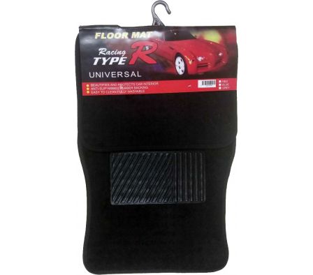 ALFOMBRA P/ VEHICULO TAPIZADO 4 PZ MD-CM1303A