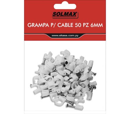 GRAMPA P/ CABLE   6MM 50 PZ G005686-1