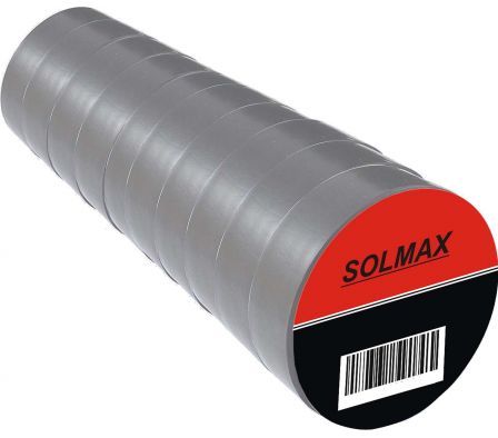 CINTA AISLADORA   5M GRIS SOLMAX