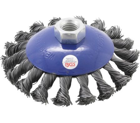 CEPILLO ACERO CONICO ALAMB RETOR 115MM 3981 BGS