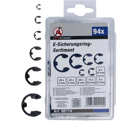 ANILLO DE SEGURIDAD 3-15MM JGO. 94PZ 88174 BGS