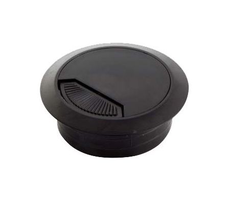 PASACABLE PLAST. 60MM NEGRO