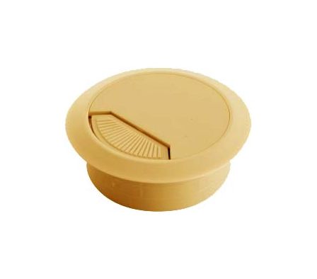 PASACABLE PLAST. 60MM CREMA