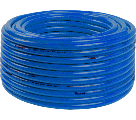 MANGUERA JARDIN AZUL SILICON 1/2" TRENZ 100M PABOVI