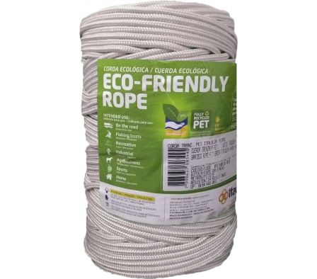 PIOLA ECOFRIENDLY   3MM BLANCO ROLLO 595M