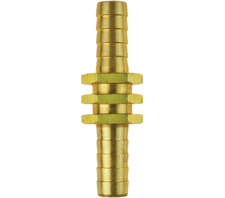 UNION P/ MANGUERA C/ CANAL 1/2"X1/2" LATON 11460E GARDEN