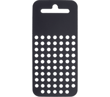 BLISTER PLASTICO PERFORADO NEGRO 12701-12PR