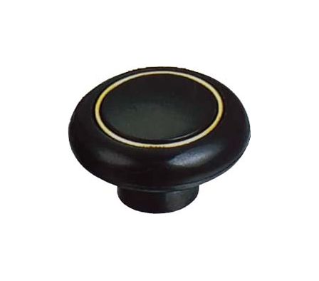 TIRADOR PLAST. BOTON 107/BLACK -    39MM