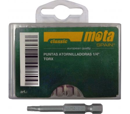 PUNTA BIT TORX T10X50MM 1/4" ACERO BT1050