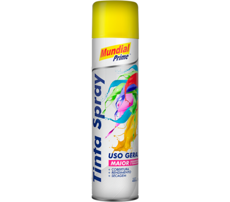 PINTURA AEROSOL 400ML AMARILLO MUNDIAL PRIME