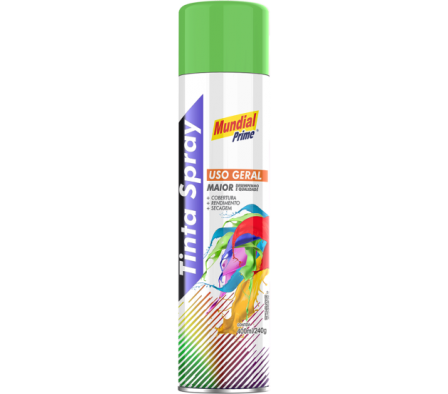 PINTURA AEROSOL 400ML VERDE CLARO MUNDIAL PRIME