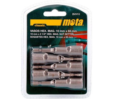 PUNTA VASO HEXAGONAL MAG. 10MM 5 PZS BVH10