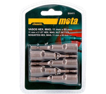 PUNTA VASO HEXAGONAL MAG. 11MM 5 PZS BVH11