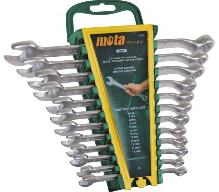 LLAVE COMBINADA JGO. 12PZ 6 A 19MM. E952