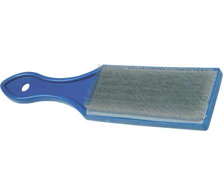 CEPILLO M/PLASTICO ACERO LIMPIA LIMA  F1100