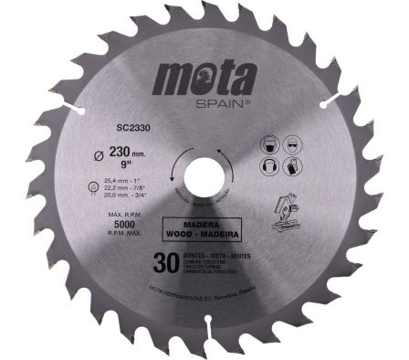 SIERRA CIRCULAR WIDIA 230MM 30DTE SC2330