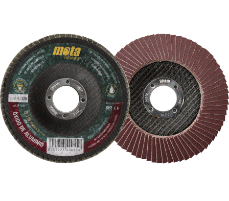 DISCO FLAP OXIDO ALUM. 180MM GR120 DF2120