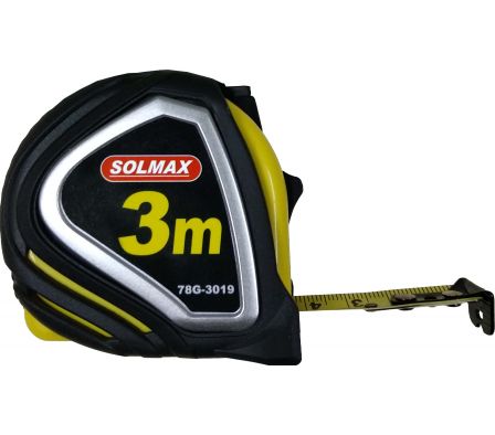 CINTA METRICA CON GOMA    3MX19MM 78G-3019