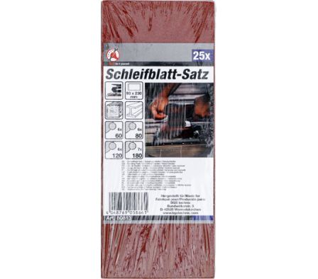 LIJA HOJA 93X230MM 25PZ 80813 BGS