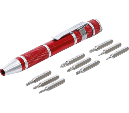 DESTORNILLADOR C/ PUNTAS PRECISION JGO. 10PZ 20840 BGS
