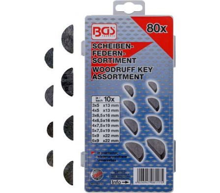 KIT CUﾑA MEDIA LUNA ACERO 80PZ 8117 BGS