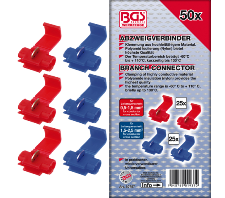KIT TERMINALES DE DERIVACION 50PZ 80757 BGS