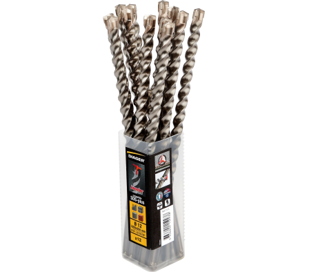 BROCA BOOSTER PLUS SDS PLUS   6X260MM JGO 12PZ DIAGER