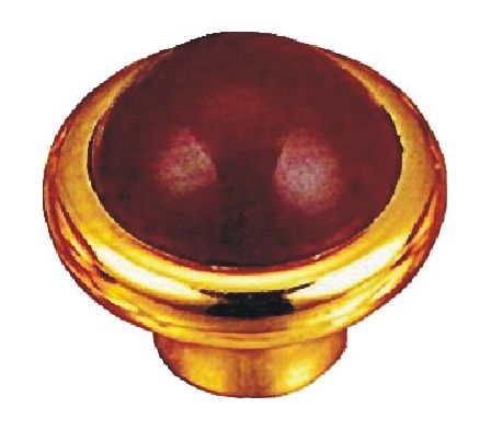 TIRADOR PLAST. BOTON 355/RED -  37MM