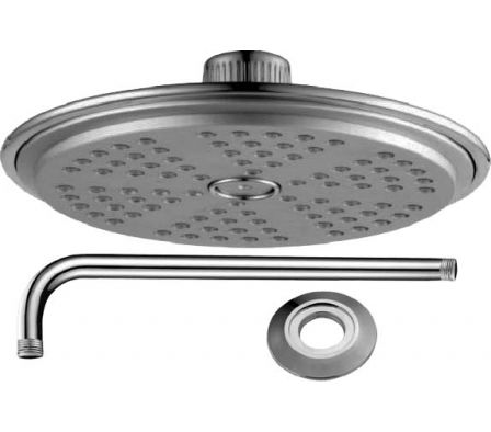 DUCHA PLAST. REDONDO 8" CR JUEGO 3 PZ RN012