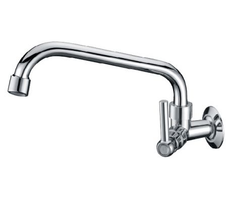 CANILLA COCINA PARED PICO MEDIO CR F004