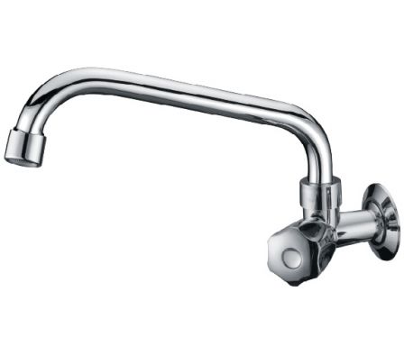 CANILLA COCINA PARED PICO MEDIO CR F006