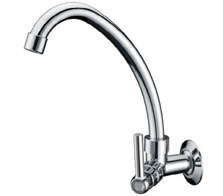 CANILLA COCINA PARED PICO ALTO CR E004