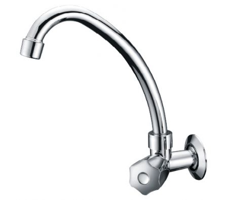 CANILLA COCINA PARED PICO ALTO CR E006