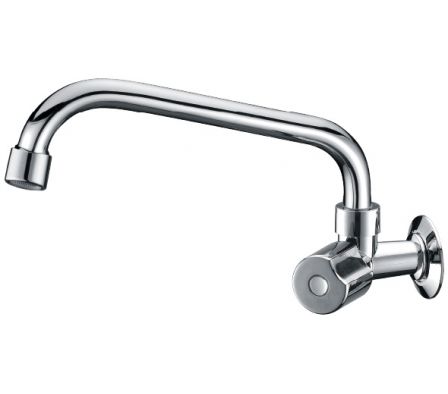 CANILLA COCINA PARED PICO MEDIO CR F005