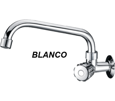 CANILLA COCINA PARED PICO MEDIO BL WF002