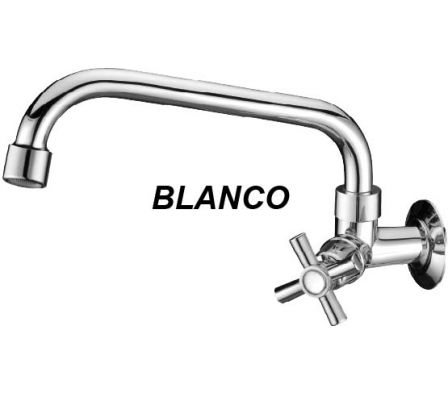 CANILLA COCINA PARED PICO MEDIO BL WF003