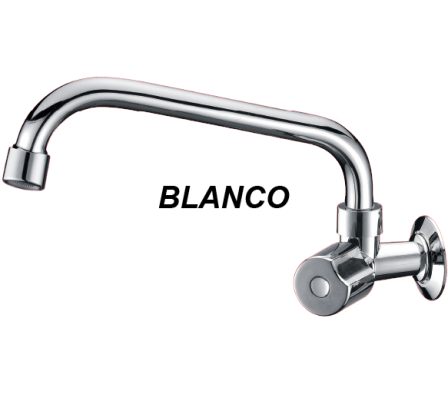 CANILLA COCINA PARED PICO MEDIO BL WF005