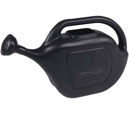 REGADERA PLASTICA   5 LITROS NEGRO METASUL