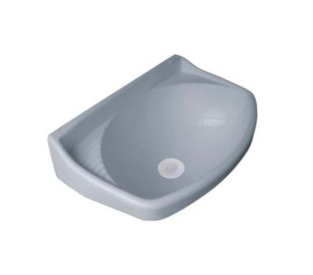 LAVATORIO PLASTICO PEQ. GRIS CLARO METASUL