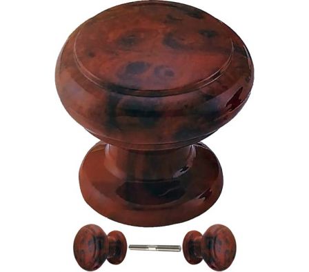 TIRADOR PLAST. BOTON 2PZ 3500/R01 - 55MM