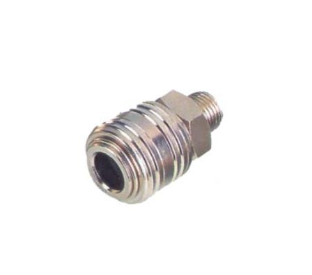 NEUM. ACOPLE RAPIDO HEMBRA 1/4" P/ ROSCA M EQ-2