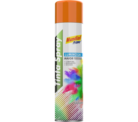 PINTURA AEROSOL LUMINOSA 400ML NARANJA MUNDIAL PRIME