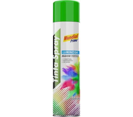 PINTURA AEROSOL LUMINOSA 400ML VERDE MUNDIAL PRIME